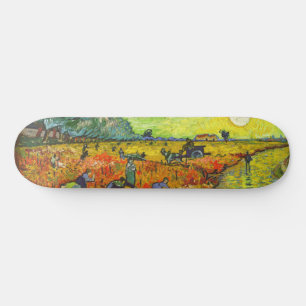 Vincent van Gogh - De Rode Wijngaard Persoonlijk Skateboard