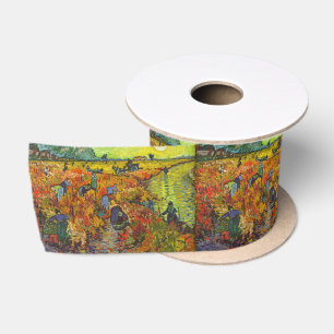 Vincent van Gogh - De Rode Wijngaard Satijnen Lint