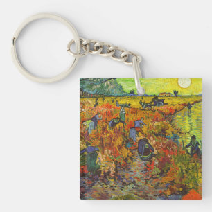 Vincent van Gogh - De Rode Wijngaard Sleutelhanger