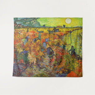 Vincent van Gogh - De Rode Wijngaard Wandkleed