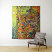 Vincent van Gogh - De Rode Wijngaard Wandkleed (In situ)
