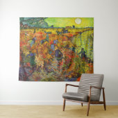 Vincent van Gogh - De Rode Wijngaard Wandkleed (In Situ (horizontaal))