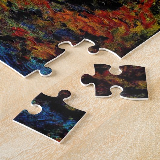 Vincent Van Gogh De Rode Wijntuin Legpuzzel (Zijkant)