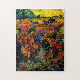 Vincent Van Gogh De Rode Wijntuin Legpuzzel