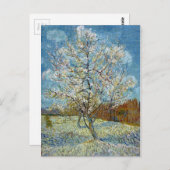 Vincent van Gogh de roze roze peach boom Briefkaart (Voorkant / Achterkant)