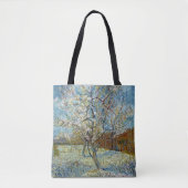 Vincent van Gogh de roze roze peach boom Tote Bag (Voorkant)