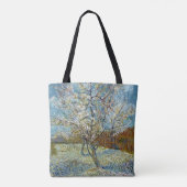Vincent van Gogh de roze roze peach boom Tote Bag (Achterkant)