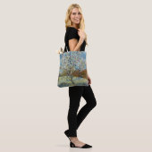 Vincent van Gogh de roze roze peach boom Tote Bag (Op model)
