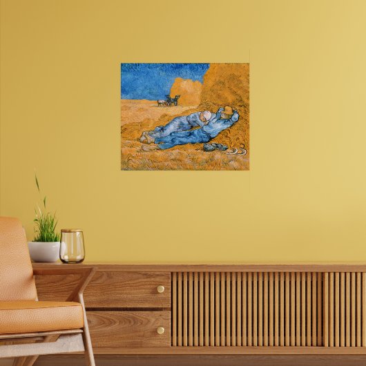 Vincent van Gogh - De Siesta Poster (Woonkamer 2)