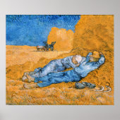 Vincent van Gogh - De Siesta Poster (Voorkant)