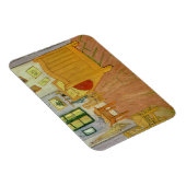 Vincent van Gogh | De slaapkamer, 1888 Magneet (Rechterzijde)