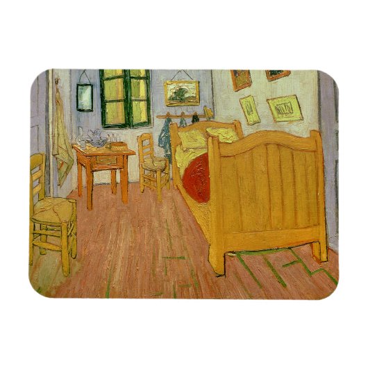 Vincent van Gogh | De slaapkamer, 1888 Magneet (Horizontaal)