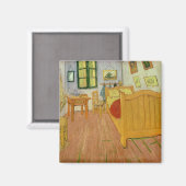 Vincent van Gogh | De slaapkamer, 1888 Magneet (Voorkant / Achterkant)