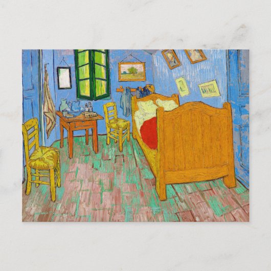 Vincent Van Gogh de slaapkamer in Arles Briefkaart (Voorkant)