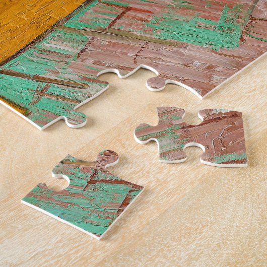 Vincent Van Gogh de slaapkamer in Arles Legpuzzel (Zijkant)