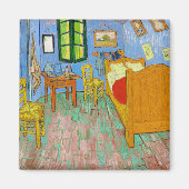 Vincent Van Gogh de slaapkamer in Arles Magneet (Voorkant)