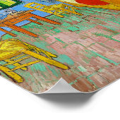 Vincent Van Gogh de slaapkamer in Arles Poster (Hoek)