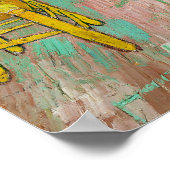 Vincent Van Gogh de slaapkamer in Arles Poster (Hoek)