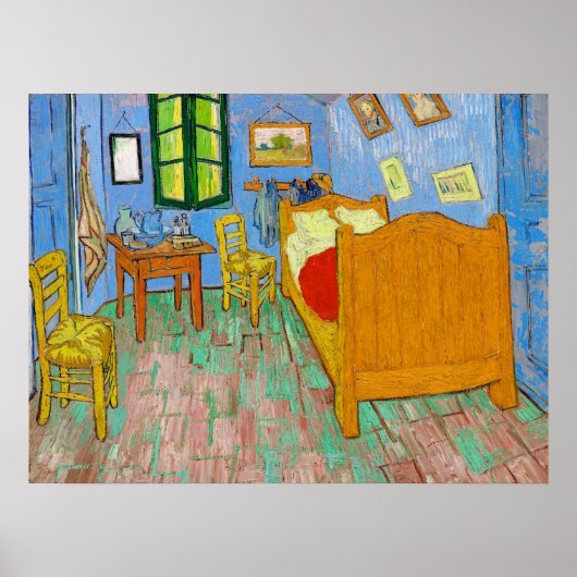 Vincent Van Gogh de slaapkamer in Arles Poster (Voorkant)