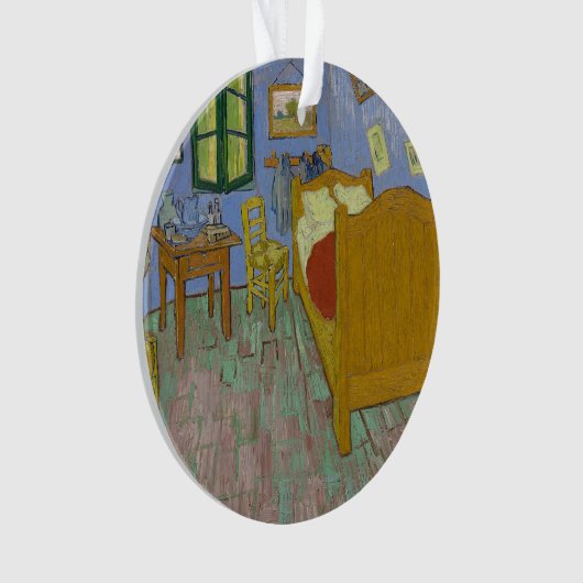 Vincent Van Gogh de slaapkamer Ornament (voorkant)