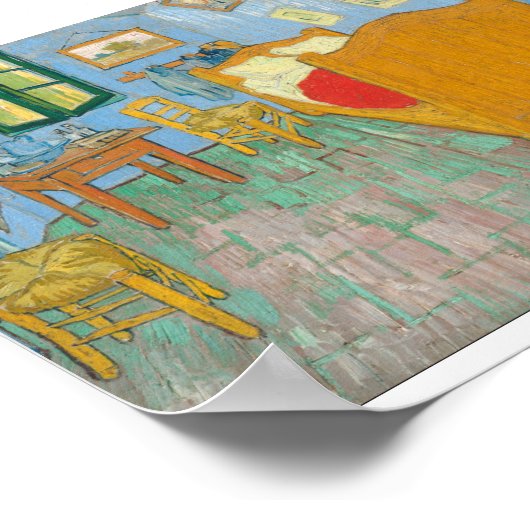 Vincent Van Gogh - De slaapkamer Poster (Hoek)