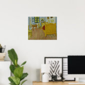Vincent van Gogh - De slaapkamer Poster (Thuiskantoor)