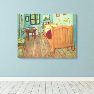 Vincent van Gogh - De slaapkamer van Vincent in Ar Canvas Afdruk