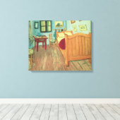 Vincent van Gogh - De slaapkamer van Vincent in Ar Canvas Afdruk (Insitu (Houten vloer))