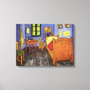 Vincent van Gogh - De slaapkamer van Vincent in Ar Canvas Afdruk