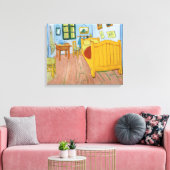 Vincent Van Gogh - De slaapkamer van Vincent in Ar Canvas Afdruk (Insitu (Woonkamer))