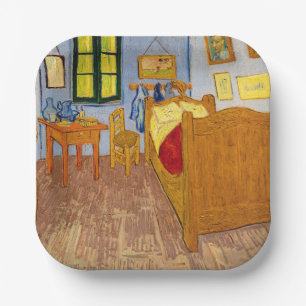 Vincent van Gogh - De slaapkamer van Vincent in Ar Papieren Bordje