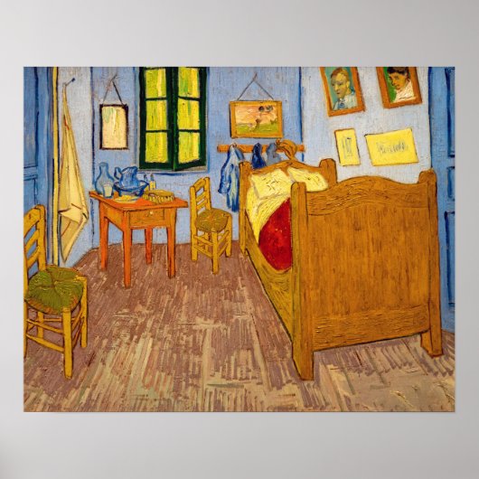 Vincent van Gogh - De slaapkamer van Vincent in Ar Poster (Voorkant)