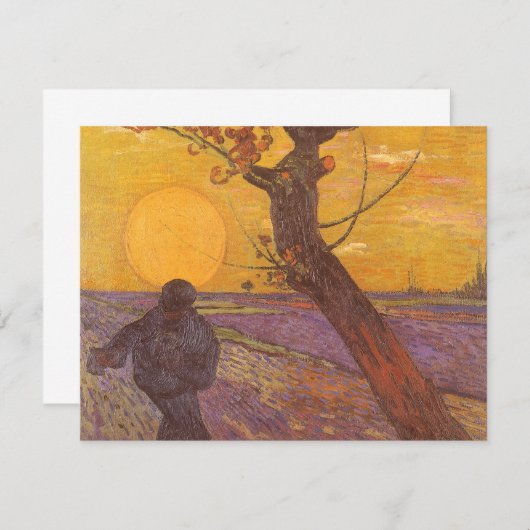 Vincent van Gogh - De Sower (Voorkant / Achterkant)
