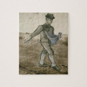Vincent van Gogh   De Sower, 1881 Legpuzzel