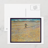 Vincent van Gogh | De Sower, 1888 Briefkaart (Voorkant / Achterkant)