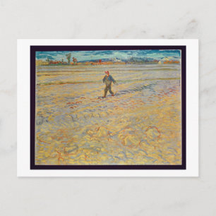 Vincent van Gogh   De Sower, 1888 Briefkaart