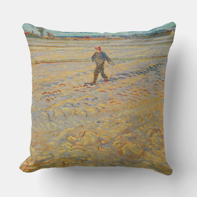 Vincent van Gogh | De Sower, 1888 Kussen (Voorkant)