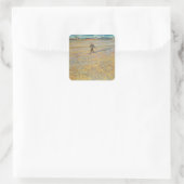Vincent van Gogh | De Sower, 1888 Vierkante Sticker (Tas)