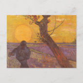 Vincent van Gogh - De Sower Briefkaart (Voorkant)