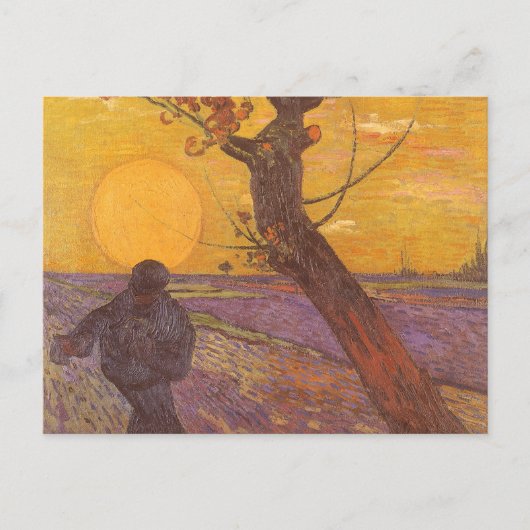 Vincent van Gogh - De Sower Briefkaart (Voorkant)