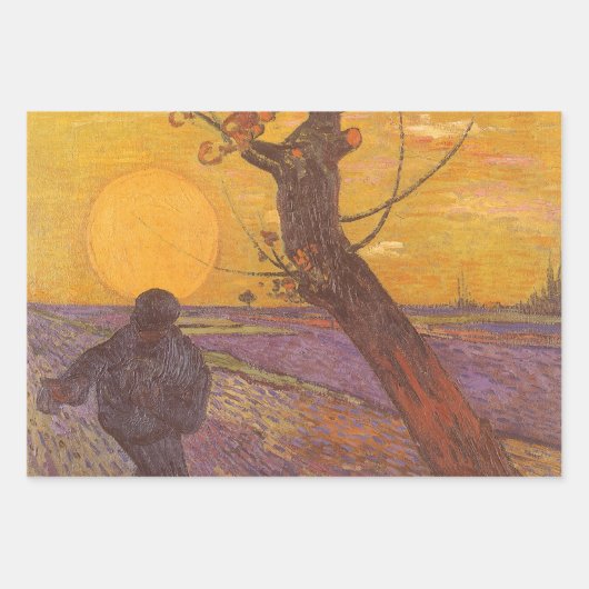Vincent van Gogh - De Sower Inpakpapier Vel (Voorkant)