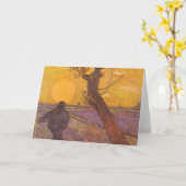 Vincent van Gogh - De Sower Kaart (Gele Bloem)