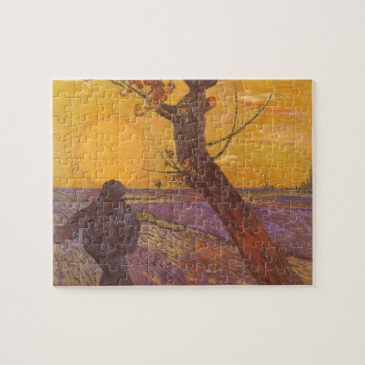 Vincent van Gogh - De Sower Legpuzzel (Horizontaal)