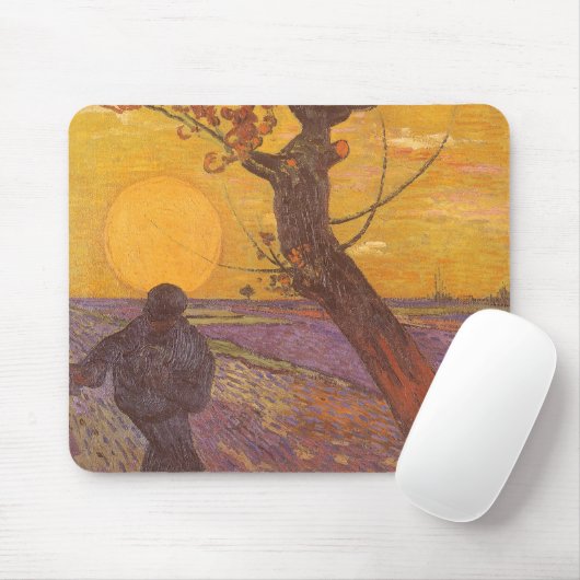 Vincent van Gogh - De Sower Muismat (Met muis)
