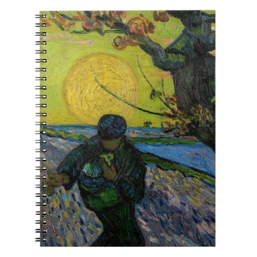 Vincent van Gogh - De Sower Notitieboek (Voorkant)