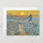 Vincent Van Gogh de Sower Painting Art Briefkaart (Voorkant / Achterkant)