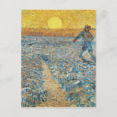 Vincent Van Gogh de Sower Painting Art Briefkaart (Voorkant)