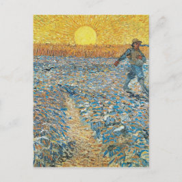 Vincent Van Gogh de Sower Painting Art Briefkaart