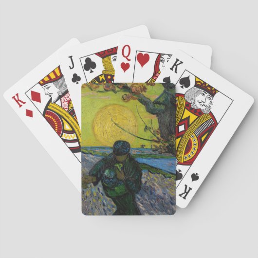 Vincent van Gogh - De Sower Pokerkaarten (Achterkant)