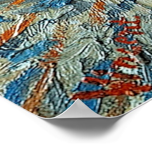 Vincent van Gogh - De Sower Poster (Hoek)